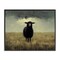 Stupell Industries Black Sheep in Field Black Framed Giclee Art, design by Arlington Prints
